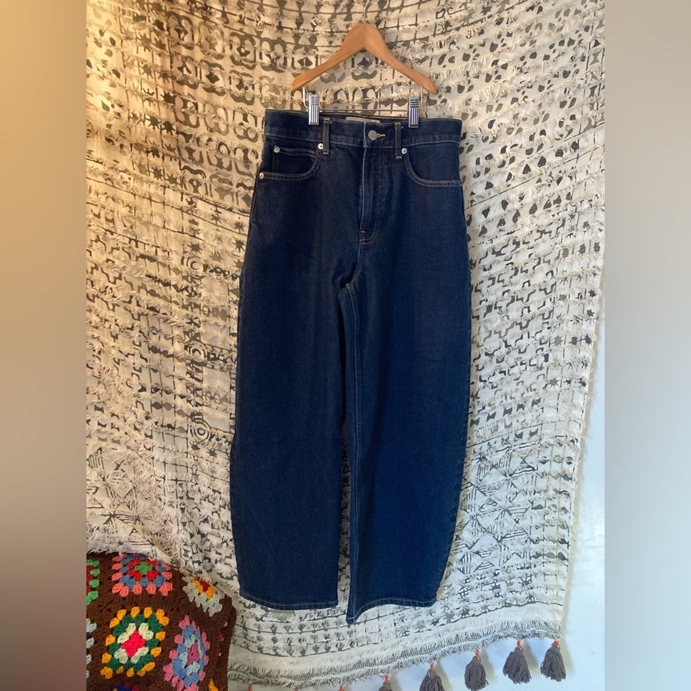 Everlane the way high curve jeans size 27R Barrel leg EUC - Picture 3 of 7